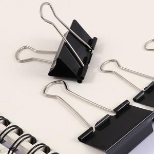 Clips - Binder clips, 15mm black